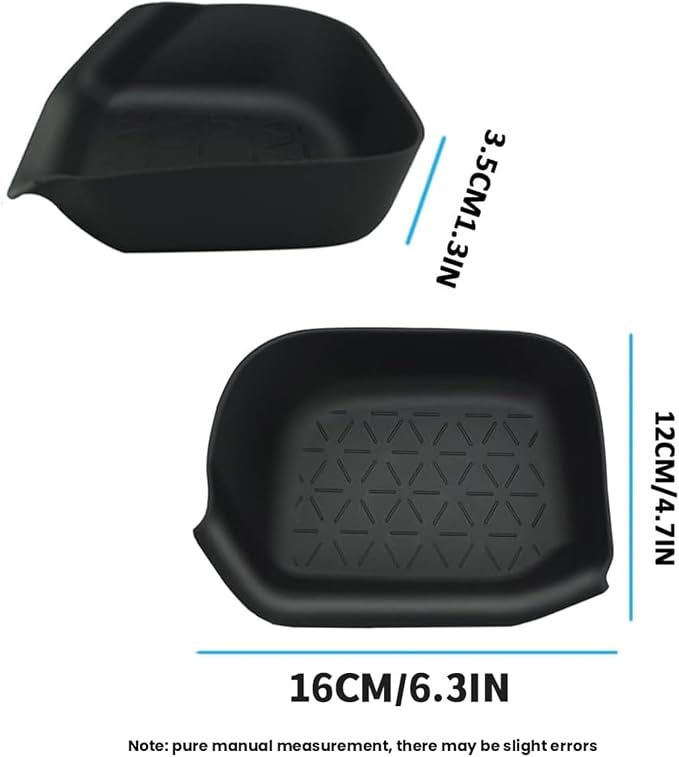 for RAV4 Driver Storage Box Organizer Mat Driver's Interior Insert Tray Center Console Organizer Tray Compatible with Toyota RAV4 2023 Accessories 2022 2021 2020 2019 - Non-Slip Anti-Dust
