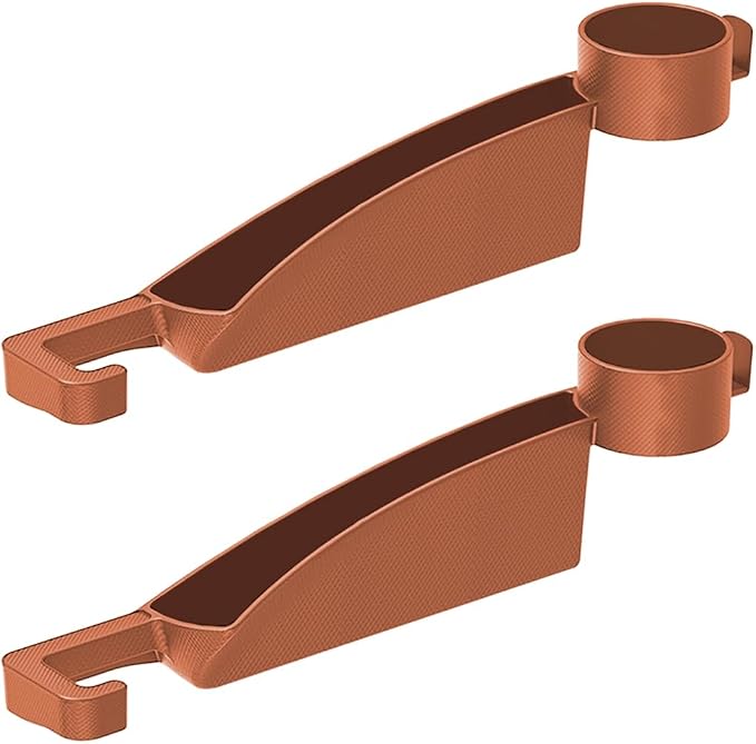 Car Seat Gap Filler, 2PCS Anti-Drop Multifunctional Vehicle Seat Side Gap Plug with Storage Slot, Automotive Blocker Seam Filler Console Organizer, Universal for SUV RV Truck (Orange)
