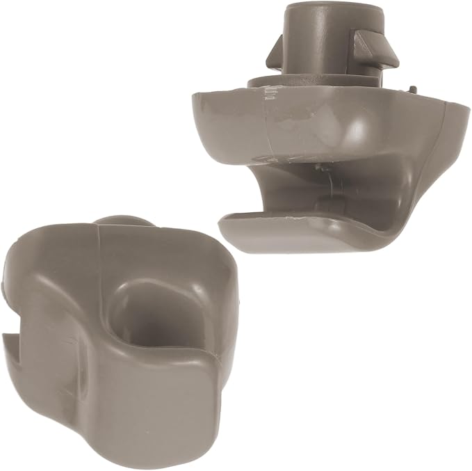 2pcs Grey Sun Visor Clip Holder Interior Visor Retainer Hook Secure Sun Bracket for Vehicles Essential Car Accessory for Fixing