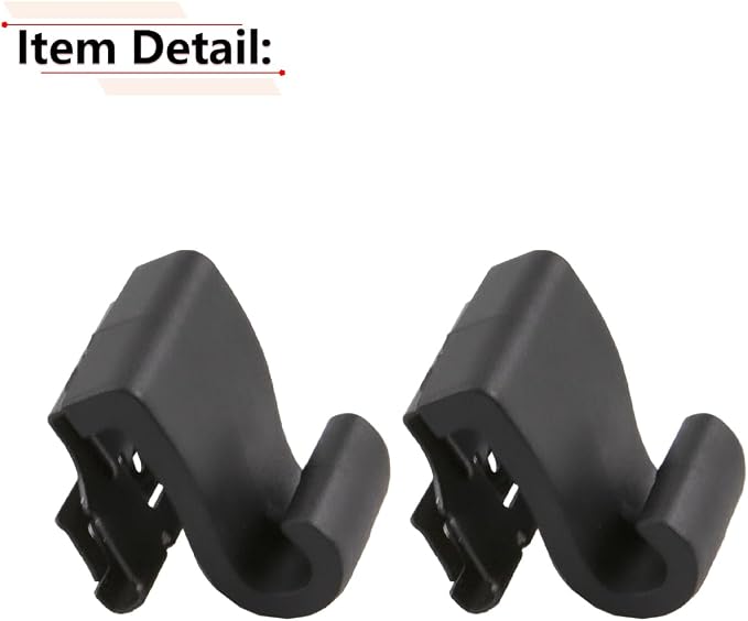 RLB-HILON 2PCS Window Shade Hook Compatible with Chrysler Pacifica Voyager 2017 2018 2019 2020 2021 2022 Year, for 5XR76DX9AA, Door Sun Shade Hook Clips