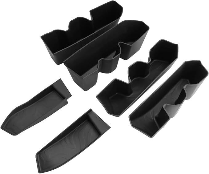 SXCY for 2025 2026 Toyota Tacoma Door Storage Organizer for 2024 2025 2026 Toyota Tacoma Accessories 2026 Tacoma Console Organizer TPE Car Gate Side Organizer Front&Rear Door Insert Box