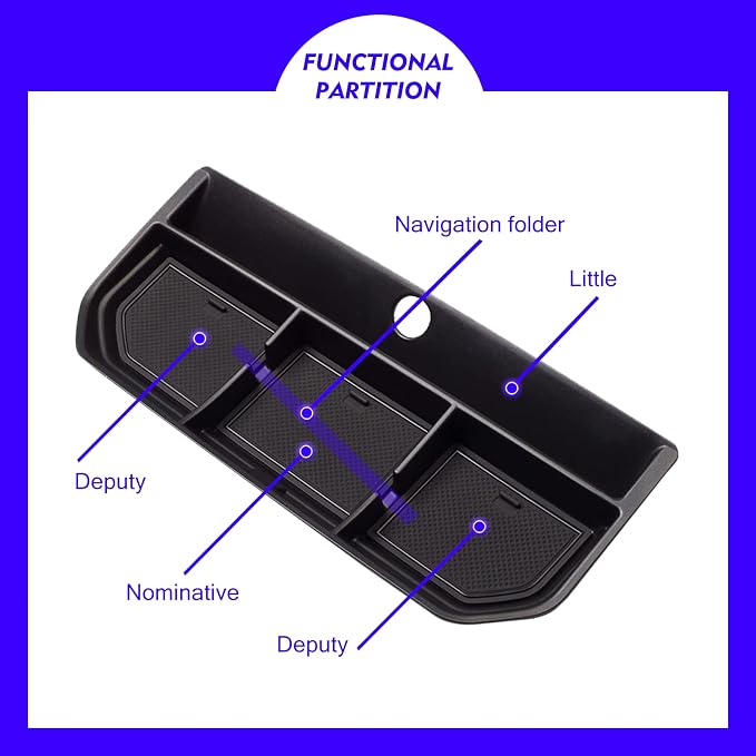 2024 2023 F150 Center Console Dash Storage Tray for 2021 2022 2023 2024 Ford F150 Dash Center Console Tray Ford F150 2022 Accessories F150 Dashboard Storage Organizer Sunglass Holder 2023 F150