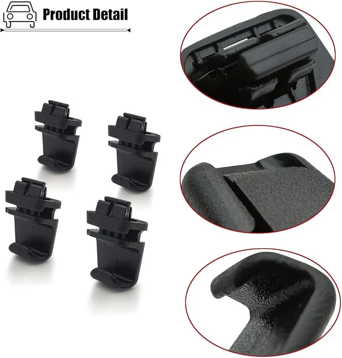 4PCS Rear Door Curtain Hooks Compatible with Hyundai Sonata 2020-2023, for Kia Telluride 2020-2025, Sun Shade Curtain Clips for 83917L1000