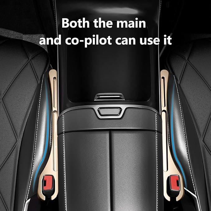 KIFIDAN 2PCS Car Seat Gap Filler Organizer,Upgrade Car Side Seat Gap Filler with Phone Holder,Multifunctional Car Seat Filler Gap Space Prevents Things Dropping for Cars,SUVs (Beige)