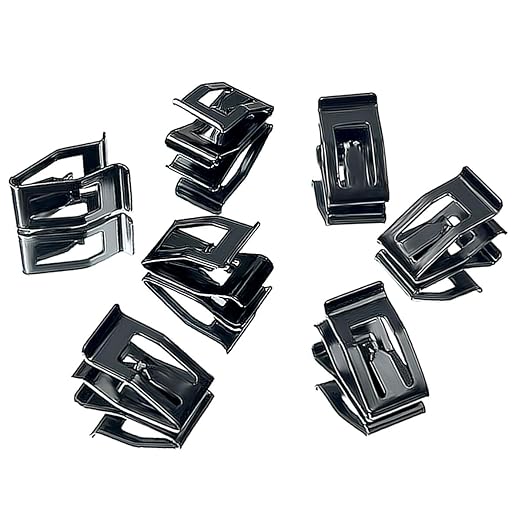 20 Pcs Universal Dashboard Trim Clips, Metal Trim Retainer, Auto Dash Panel Retainer Clips, Trim Metal Clips, Car Console Fastener, Dash Clips for Car Accessories