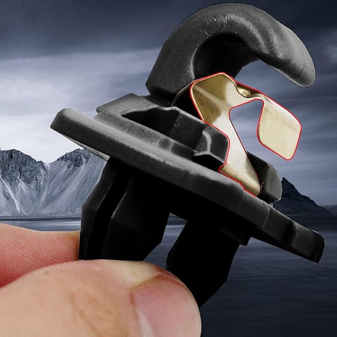 2PCS Audi Inner Sun Visor Clips, Upgraded Car Interior Sunscreen Holder Hook - Compatible with Audi Q5 Q3 A1 A3 A4 A5 S3 S4 S5 TT, OEM: 8U0857562A (Black)