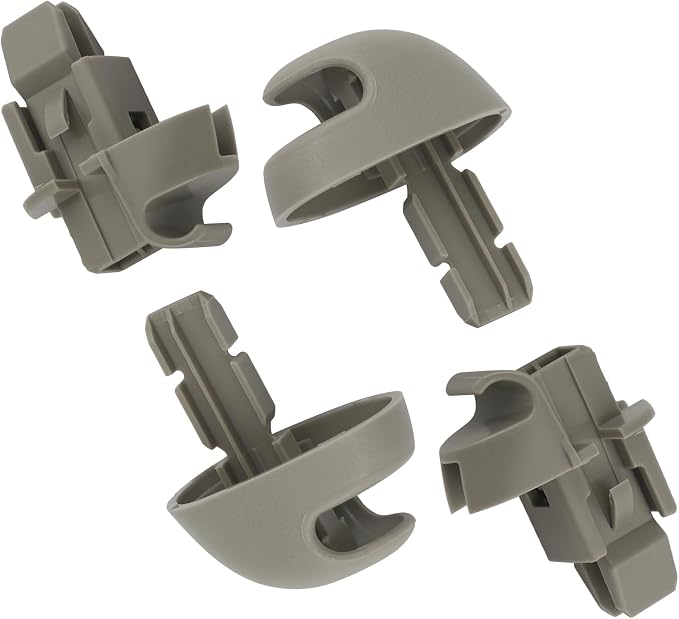 TQPONLY Sun Visor Holder Retainer Clips (2 Pcs) | Compatible with 2000-2003 Dodge Dakota Durango Accessories Car Visor Organizer | Replacement 5GE11TL2AA