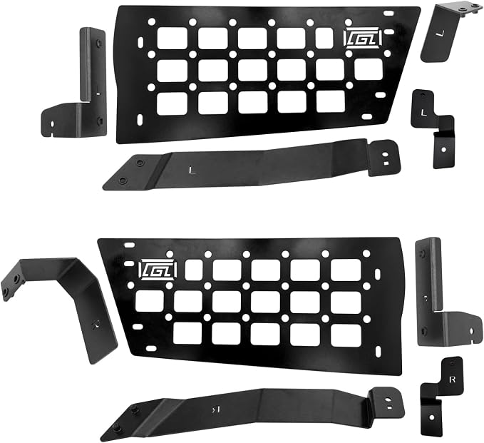 HIGH FLYING for Toyota RAV4 2026 2027 Car Accessories Modular Storage Molle Panel Cargo Shelf Organizer Luggage Carrier Rack Aluminum Alloy (Storage Box B)