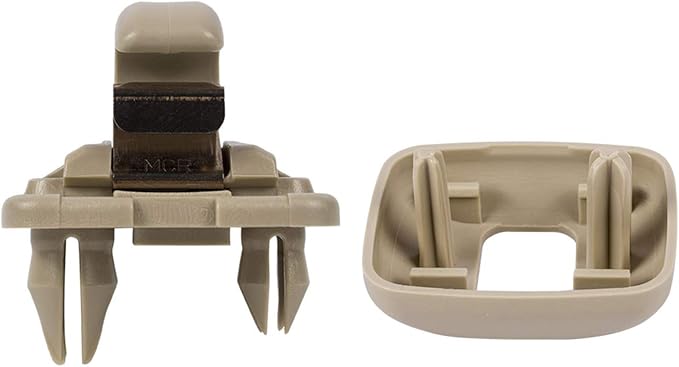 runmade Interior Sun Visor Hook Clip Bracket Replacement for Audi A1 A3 A4 A5 Q3 Q5 Dark Beige 8E0 857 562