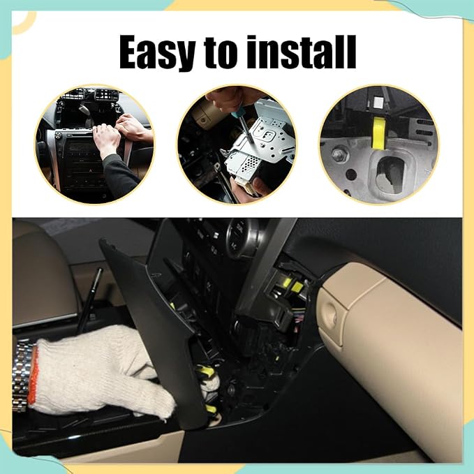 10PCS Switch Bezel Clip, Car Retainer Clips, Interior Trim Console Dash Panel Switch Bezel Door Side Trunk Plastic Retainer Fitting Fastener Clip Fit for Most Vehicles, Replaces OEM #9046710203