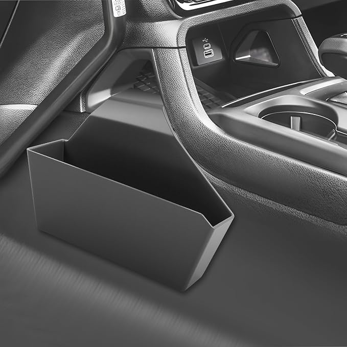 SKTU Upgrade 2PCS for 2024 2025 2026 Ford Ranger Center Console Organizer for 2024-2026 Ford Ranger (XL/XLT/Lariat/Raptor) Central Console Hanging Storage Box Ford Ranger 2024 2025 2026 Accessories