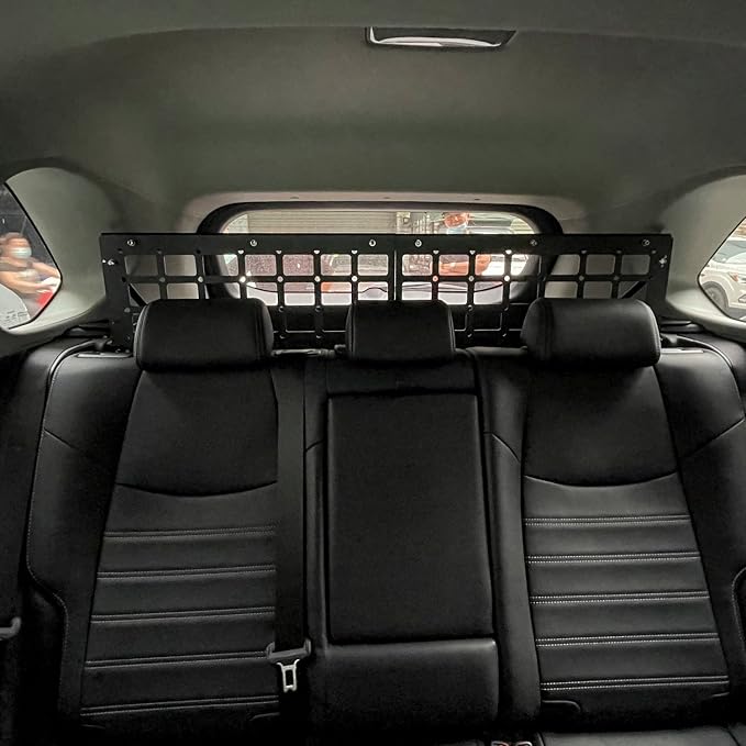 HIGH FLYING for Toyota RAV4 2019-2025 Car Accessories Modular Storage Molle Panel Cargo Shelf Organizer Luggage Carrier Rack Aluminum Alloy (with Split Cross Bar)