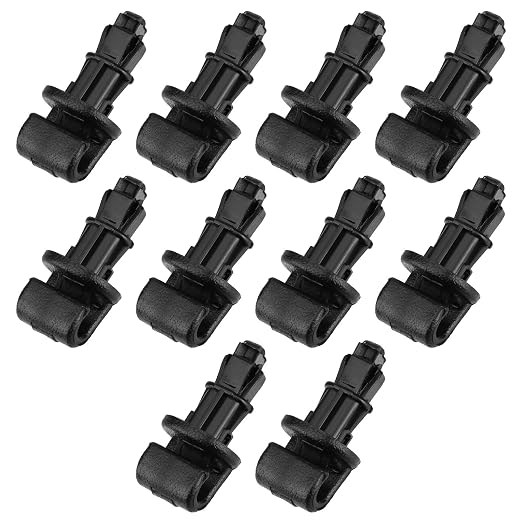 10 Pack Sunshade Hook Clips Replacement, Sun Shade Holder Compatible with 2005-2010 Select Model Sliding Door, Sunshade Clip Kit for Rear Side Windows, #83-715-SHJ-A21ZA 83715-SHJ-A21ZA