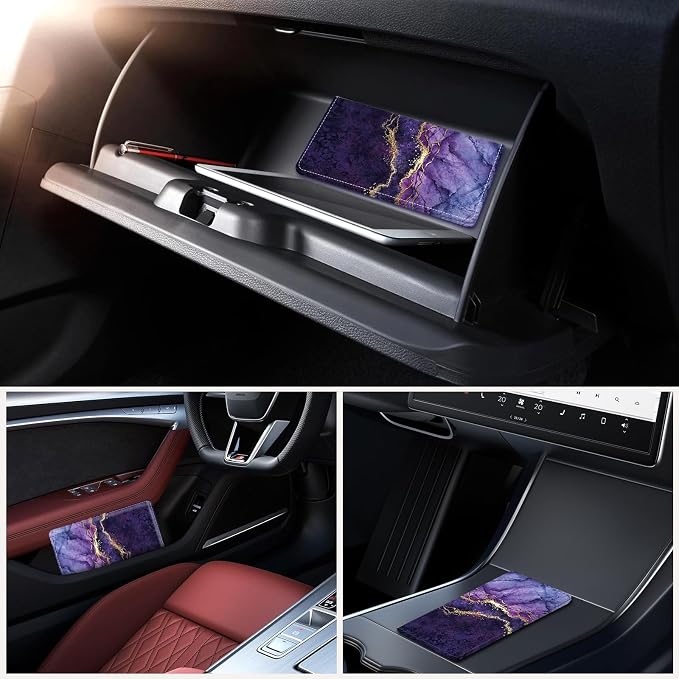 Car Registration and Insurance Holder,Colour Patterns Men Women Car License Document Registration and Insurance Card Holder