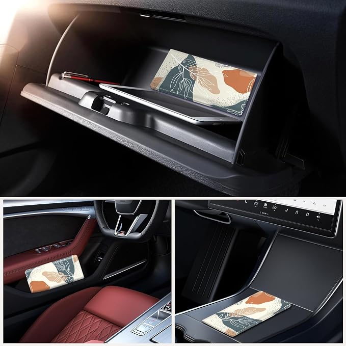 Car Registration and Insurance Holder,Colour Patterns Men Women Car License Document Registration and Insurance Card Holder