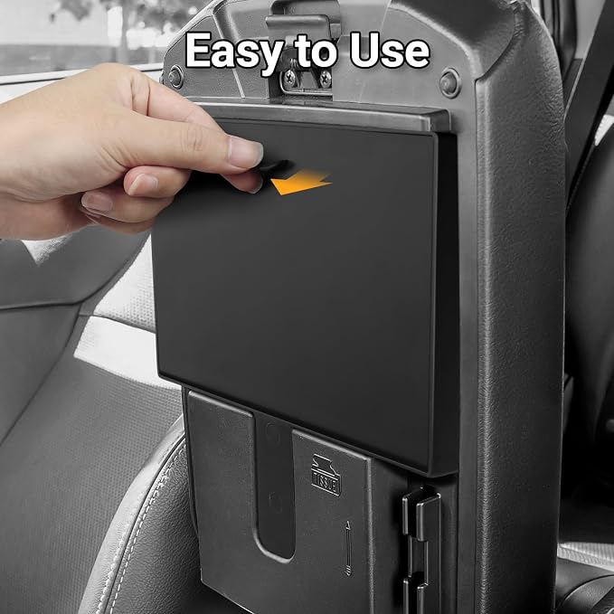 Hellet 2PCS Center Console Organizer Compatible with Toyota 2010-2020 2021 2022 2023 2024 4Runner Interior Accessories Storage Box Organizer Tray Hidden Storage Box