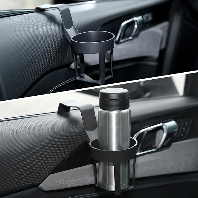 BBTO 6 Pcs Universal Car Cup Holder for Slim Water Bottles, Small Window Cup Holders for Vehicles Portable Multifunction Vehicle Bottle Mount Replacements for Trucks, Rvs, Bunk Bed
