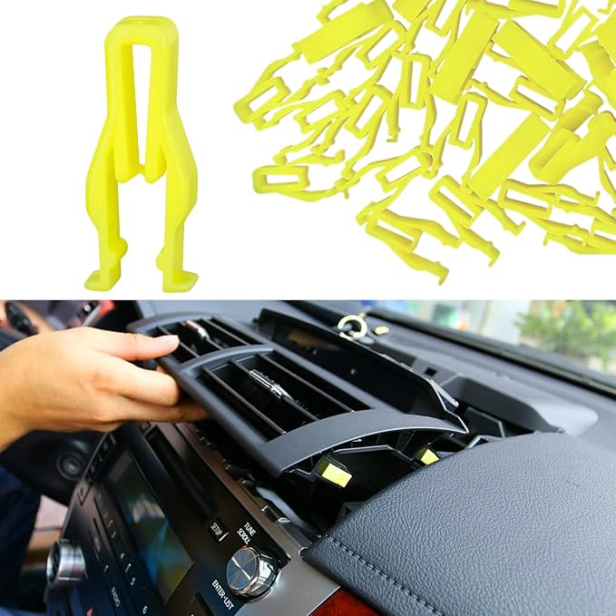 40PCS Switch Bezel Clip, Car Retainer Clips, Interior Trim Console Dash Panel Switch Bezel Door Side Trunk Plastic Retainer Fitting Fastener Clip Fit for Most Vehicles, Replaces OEM #9046710203