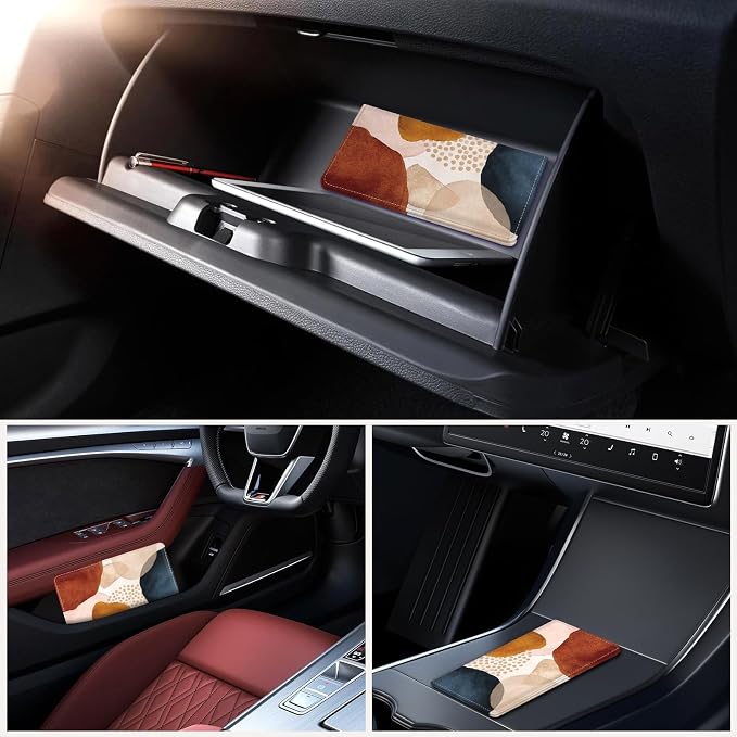 Car Registration and Insurance Holder,Colour Patterns Men Women Car License Document Registration and Insurance Card Holder