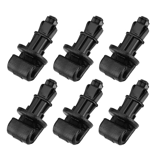 6 Pack Sunshade Hook Clips Replacement, Sun Shade Holder Compatible with 2005-2010 Select Model Sliding Door, Sunshade Clip Kit for Rear Side Windows, #83-715-SHJ-A21ZA 83715-SHJ-A21ZA