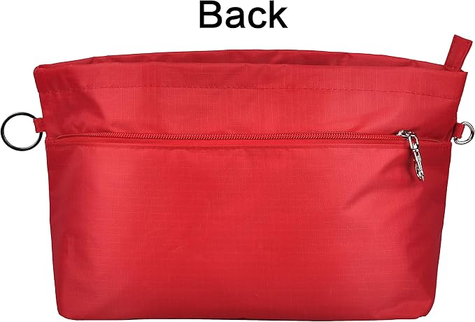 Vercord Handbag Purse Tote Pocketbook Organizer Insert Zipper Closure 11 Pockets 3 Sizes Many Colors