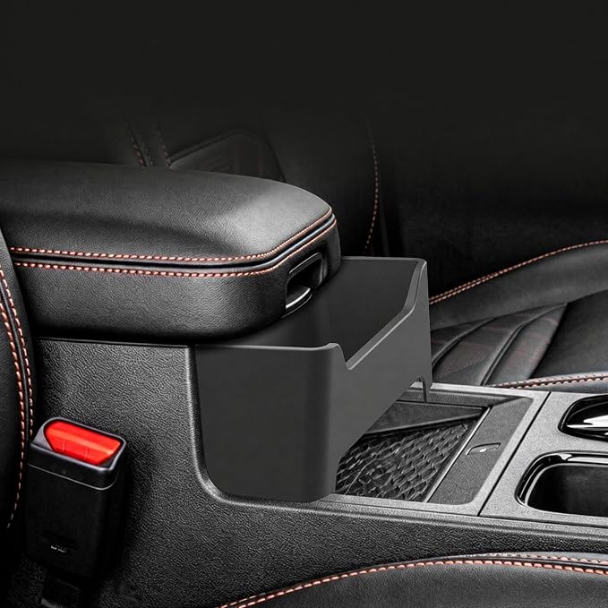 CDEFG for 2026 Nissan Frontier Center Console Organizer Tray for 2022-2025 2026 Nissan Frontier (S/SV/Pro-X/Pro-4X/SL) Accessories Middle Console Armrest Hanging Storage Box