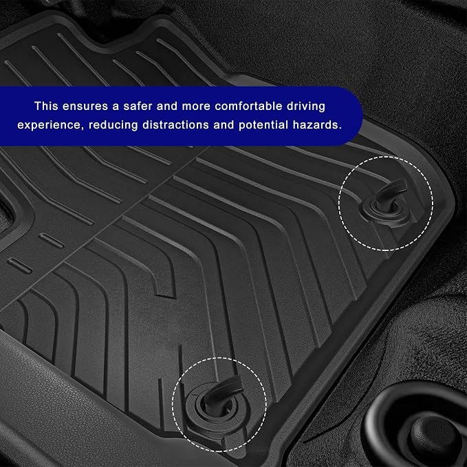 4 PCS Car Floor Mat Clips, Carpet Fixing Buckle Replacement #08210-00820 08211-00720, Multipurpose Locking Clamps Auto Cargo Mat Fixing Hooks, Interior Car Accessories
