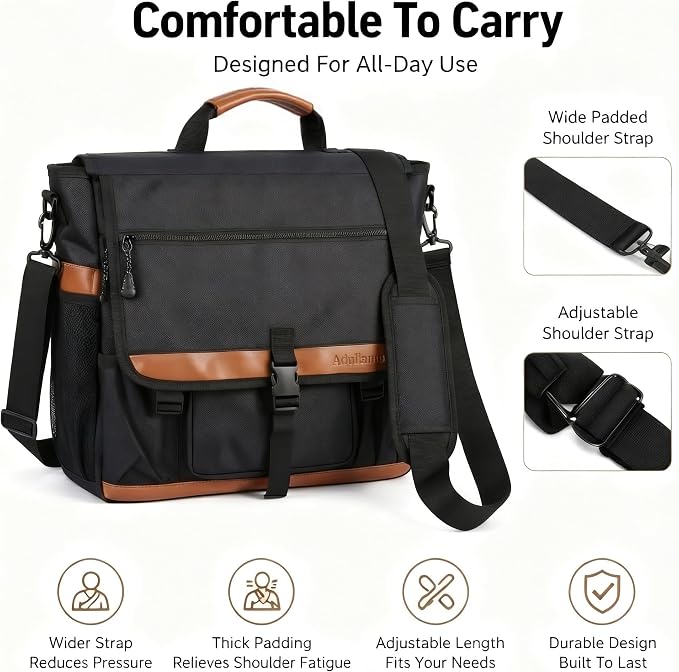 Car Front Seat Organizer with Stable Anti-Swing Design, Passenger Seat Organizer fits 15.6" Laptop, Mobile Office for Car & Truck Front Seat Organizer, Professional Work Bag for Car, Trucks