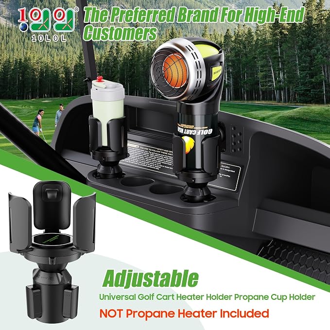 10L0L Upgraded 64oz Large Cup Holder Expander for Car, Expandable Cup Holder Adapter with Adjustable Base, Universal Compatible with Yeti, Hydro Flasks, Owala, Other Big Bottles Mugs Drinks