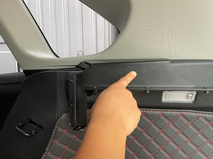 HIGH FLYING for Toyota RAV4 2019-2025 Car Accessories Modular Storage Molle Panel Cargo Shelf Organizer Luggage Carrier Rack Aluminum Alloy (with Conjoined Cross Bar)