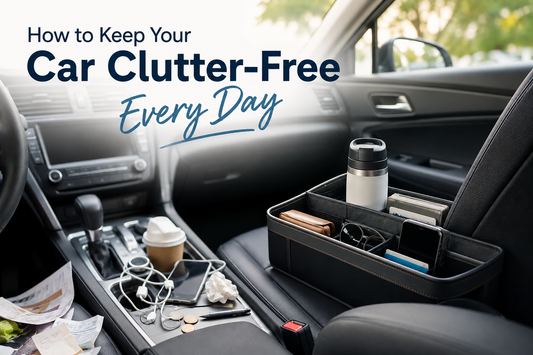 GAPO car organizers and seat gap fillers keeping a car interior clutter-free and neatly organized
