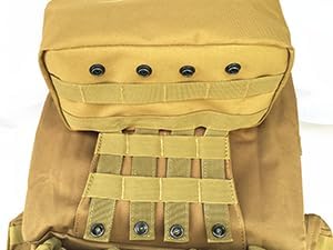 7 PACK Tactical Seat back organizer Truck organizer With 6 Detachable Pouches Universal For Car Truck Ford Jeep Military-Grade Heavier Panels With Multi-functional Packs (7-PACK-Upgrade)