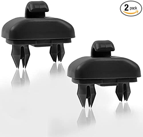 OTUAYAUTO 2PCS Inner Sun Visor Clips, Upgraded Car Interior Sunscreen Holder Hook - Compatible with Audi A1 A3 A4 A5 Q3 Q5 S3 S4 S5 TT, OEM: 8U0857562A