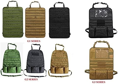 Tactical Scorpion Gear MOLLE Vehicle Panel Universal Fit Car Seat Tactical Organizer Cover Protector - Selection Choices