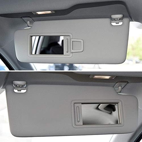 2Pieces Inner Sun Visor Hook Clip Bracket, Plastic Sun Visor Clip Hanger Hook Fit for Audi A1 A3 A4L A5 A6L A7 Q3 Q5 Q7 TT 8E0857563A 8U0857562A