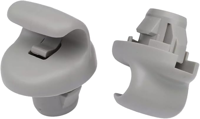 96409BC402 Car Sun Visor Clip Plastic Hook Clip Sun Visor Clip Retainer Compatible with Nissan 350Z Frontier Versa Note FX45 FX35 G35 96409EA00A (2 pcs)