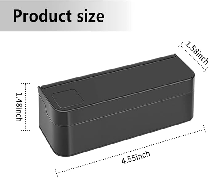 Compact Coin Holder for Car - 4 Compartment&Automatically Holds Coins Coin Organizer(1 Dollar,Quarter,Dimes) - Universal Center Console Coin Case for Car Taxi SUV Truck(2Pack) (2 Pack)