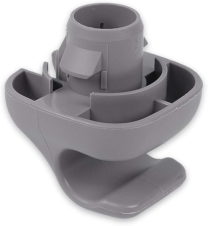 runmade Clear Gray Sun Visor Hook Clip Bracket Hanger Compatible with Honda Accord Civic CRV Odyssey Pilot Light Gray Bracket