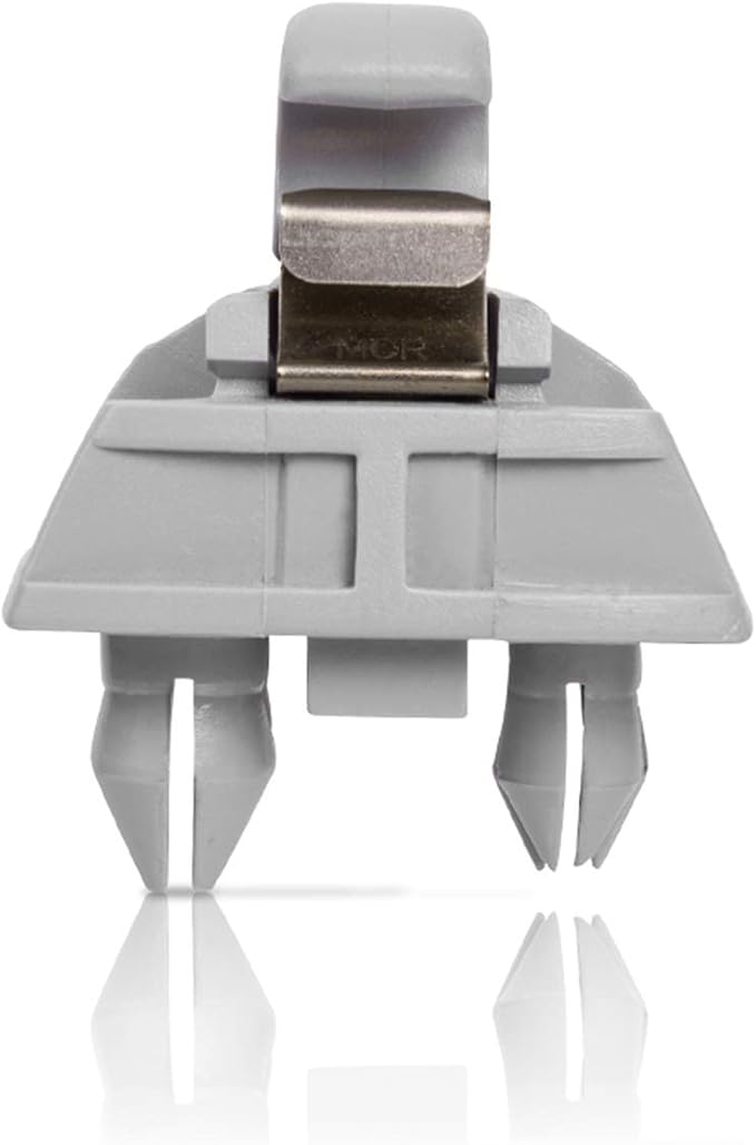 runmade Grey Interior Sun Visor Hook Clip Bracket Compatible with Audi A6 C6; Compatible with VW Passat B7 Polo