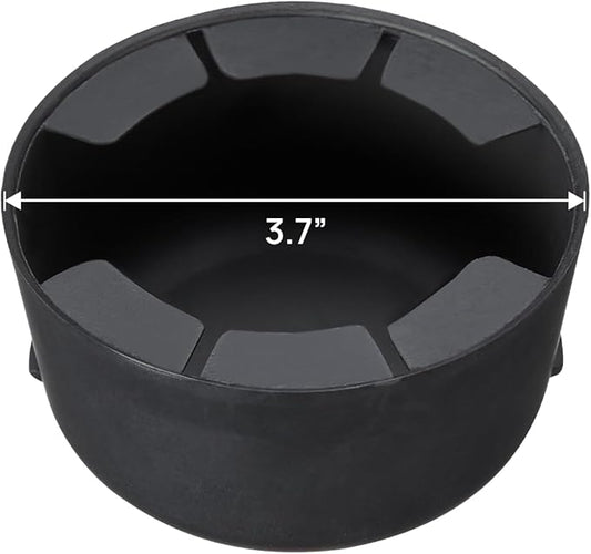 JOYTUTUS Cup Holder Insert 3.7" Compatible with Trailblazer 2002-2009, Fit for Envoy 2002-2009