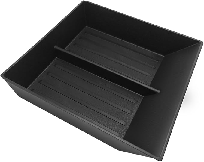 BestEvMod Center Console Organizer Tray Compatible with Tesla Cybertruck 2026 2025 2024 Accessories Pickup Armrest Storage Box (Armrest Lower Organizer)