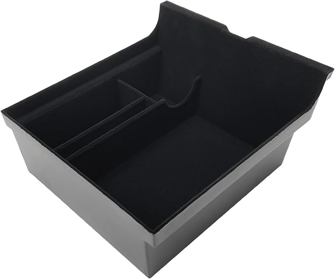 Center Console Organizer Tray fits for Tesla Model 3 Accessories 2020 2021 2022 2023, Model Y 2020 2021 2022 2023 2024（Fit Tesla Model 3/Y cover close by sliding）