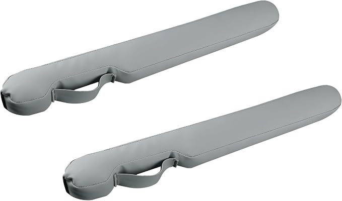 2PCS Car Seat Gap Filler, Soft Foam Automotive Organizer to Fill The Gap Between Seats Console Stop Things from Dropping, Vehicle Seat Side Gap Stopper, Universal for Truck SUV (Gray)