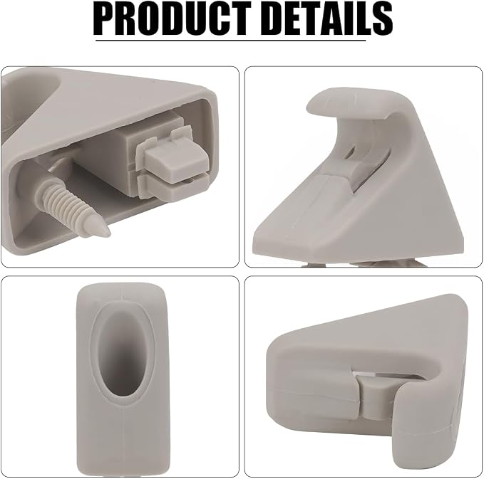 1pcs Front Visor Support Clip for Toyota Tacoma 4Runner 1992-2002,Sunshade Clamp,Visor Clamp Bracket,Car Sun Visor Hook Clip (for Tacoma Brown1996-2002)