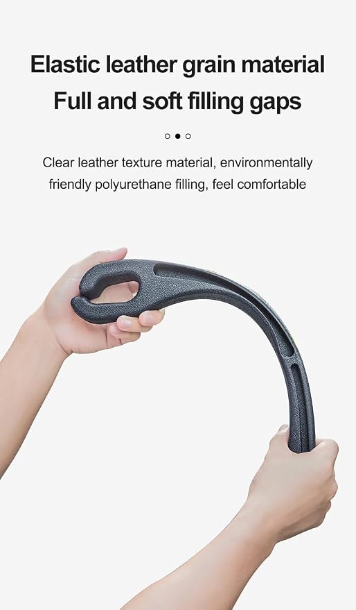 Car Seat Gap PU Filler Set of 2，Stop Things from Dropping，Filler with Organizer & Hook Function,Fill The Gap Between Seat & Console (Black)