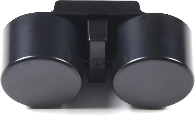Center Console Duel Cup Holder Upgrade Part for Chevrolet Corvette C7 2014-2019, Gear Shift Console Cup Holder Insert Replacement With Key Fob Compartment, Cup Holder Expander Storage Accessories, ABS