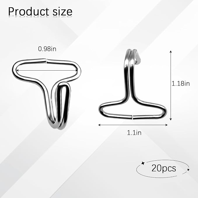 Car Seat Cover Hooks, 20PCS Metal Vehicle Headrest Cover Fixing Hanger Fastening Locking Clip, Automotive Seat Mat Cushion Fastener Hook, Universal for Truck SUV Sedan