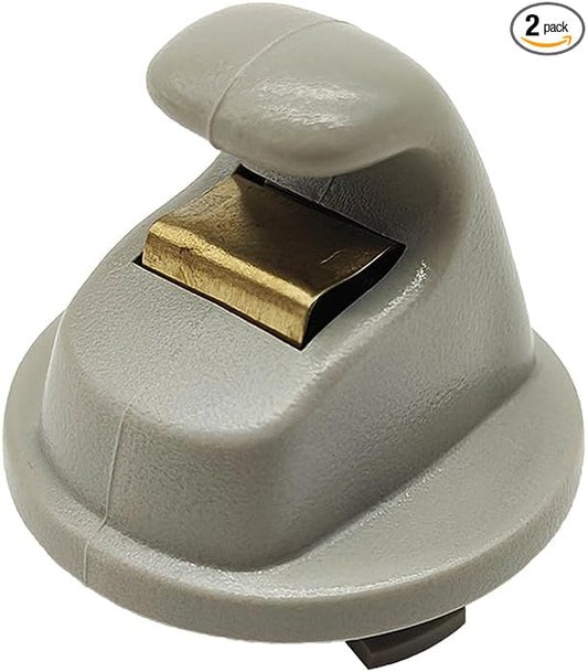 Interior Sun Visor Hook Clip Bracket Fit for Volkswagen Atlas,for Touran,for Tiguan for T-ROC,for T-Cross,for Passat,for Golf MK7,MK8,for Crafter,for Arteon,2014-2024,(2pcs Grey)