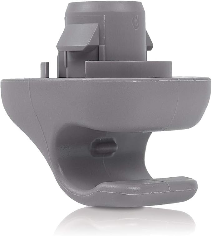 runmade Clear Gray Sun Visor Hook Clip Bracket Hanger Compatible with Honda Accord Civic CRV Odyssey Pilot Light Gray Bracket