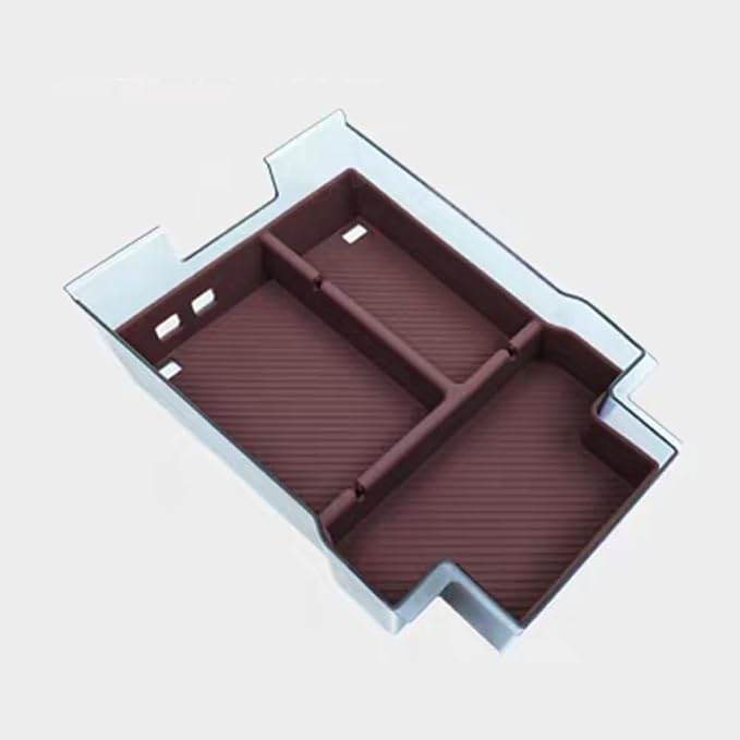 For Volvo Accessories Insert Armrest Tray Center Console Organizer, 2026 xc60 2026 XC90 Middle Console Organizer Tray, Storage Box (2026 XC90 Black Storage box)